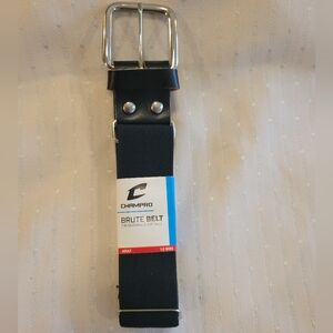 NWT CHAMPRO Brute belt for baseball & softball, elastic adjustable/leather Adult